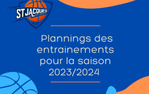 PLANNING DES ENTRAINEMENTS
