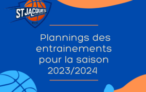 PLANNING DES ENTRAINEMENTS 