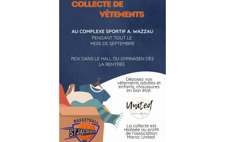 👕 COLLECTE DE VÊTEMENTS 👕