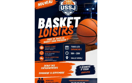 🏀 Reprise du Basket Loisirs 🏀